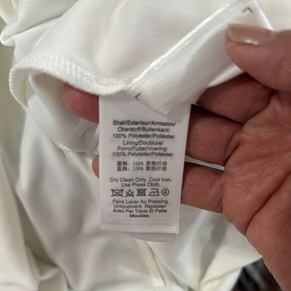 DKNY Floral Ruffle Dress - Blue and Green Size 14 - Picture 7 of 7